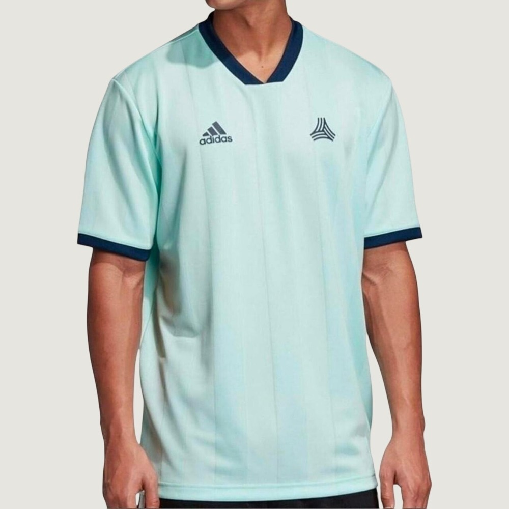 Adidas Tango Advanced Soccer Jersey Small Clear Mint Climalite - Picture 1 of 8